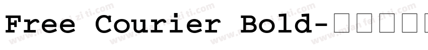 Free Courier Bold字体转换